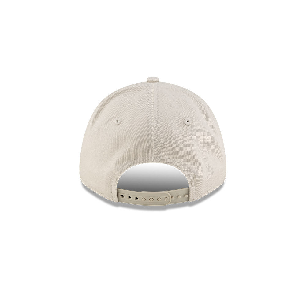 McLaren F1 Racing Hat - Essential Stone White 9Forty Formula 1 Snapback Cap - New Era